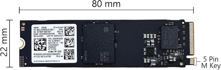 OEM Samsung PM9B1 256GB M.2 PCI-e GEN 4X4 NVME SSD Disco Duro Inter...