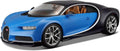 2016 Bugatti Chiron Azul 1/18 Modelo de coche fundido a troquel
