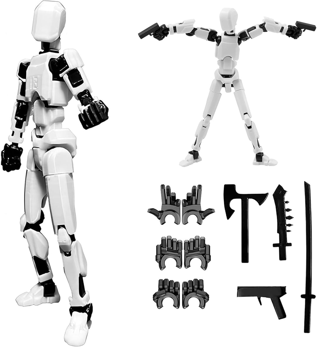 Juego de 13 figuras de acción Titan de Dumwick, conjunto de figuras...