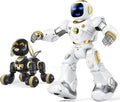 Ruko 1088 Gold Smart Robot y 18011 Negro Oro Robot Perro Juguete para Niños