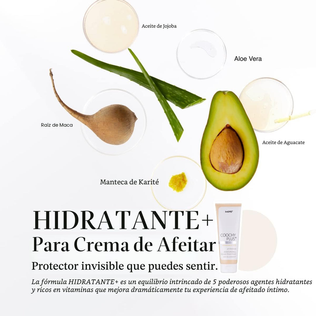 IntiMD Coochy Plus - Kit completo de afeitado íntimo, fórmula antio...