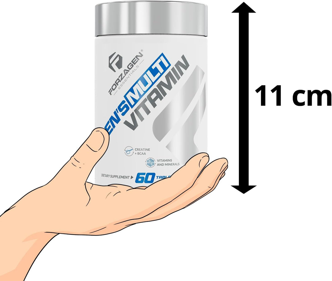 Forzagen Essentials Multivitamínico para hombre con creatina y BCAA...