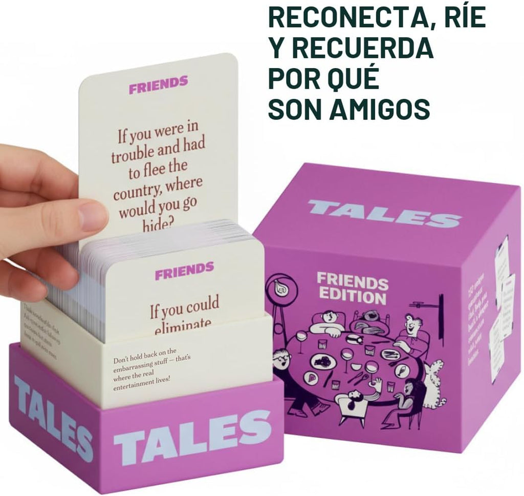 TALES 150 tarjetas de conversación, edición de amigos, conoce a tus amigos