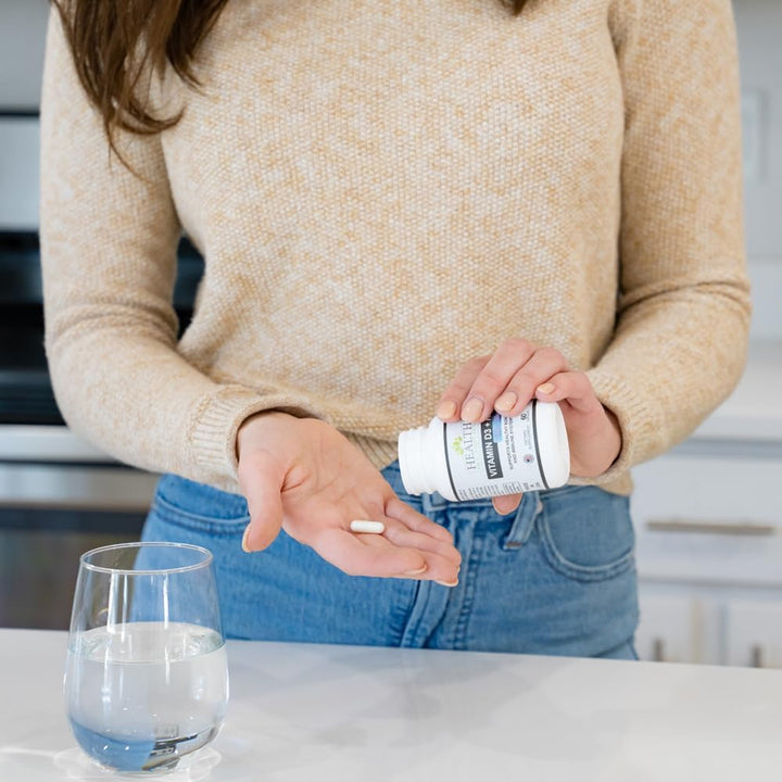 HAIOTB D3+K2: Vitamina D3 7500 UI (188mcg) + K2 200 mcg- 60 Cápsulas