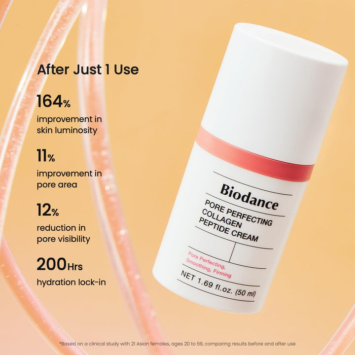 BIODANCE Crema de péptidos de colágeno que perfecciona los poros, h...