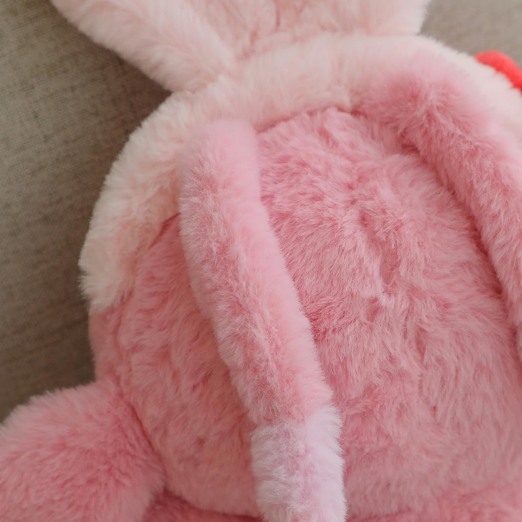 MINISO Disney Angel Stitch Peluche, 10" Animal de Peluche Rosa para Niños Bebés