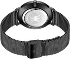 OLEVS Relojes de oro para hombre, analógico, de cuarzo, para negocios, de vestir, día fecha, acero inoxidable, clásico, de lujo, luminoso, impermeable, casual, relojes de pulsera masculinos