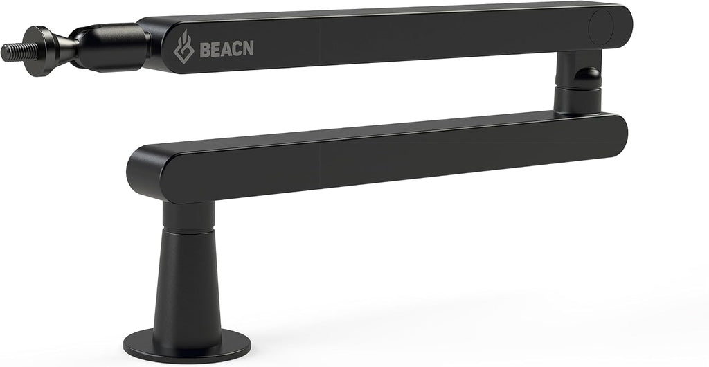 BEACN Soporte de micrófono (oscuro) - Brazo de pluma ajustable de perfil