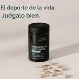 Sports Research® Glicinato de magnesio - Apoya el sueño reparador y...