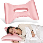 Almohada perforadora para dormir lateral con funda de almohada de