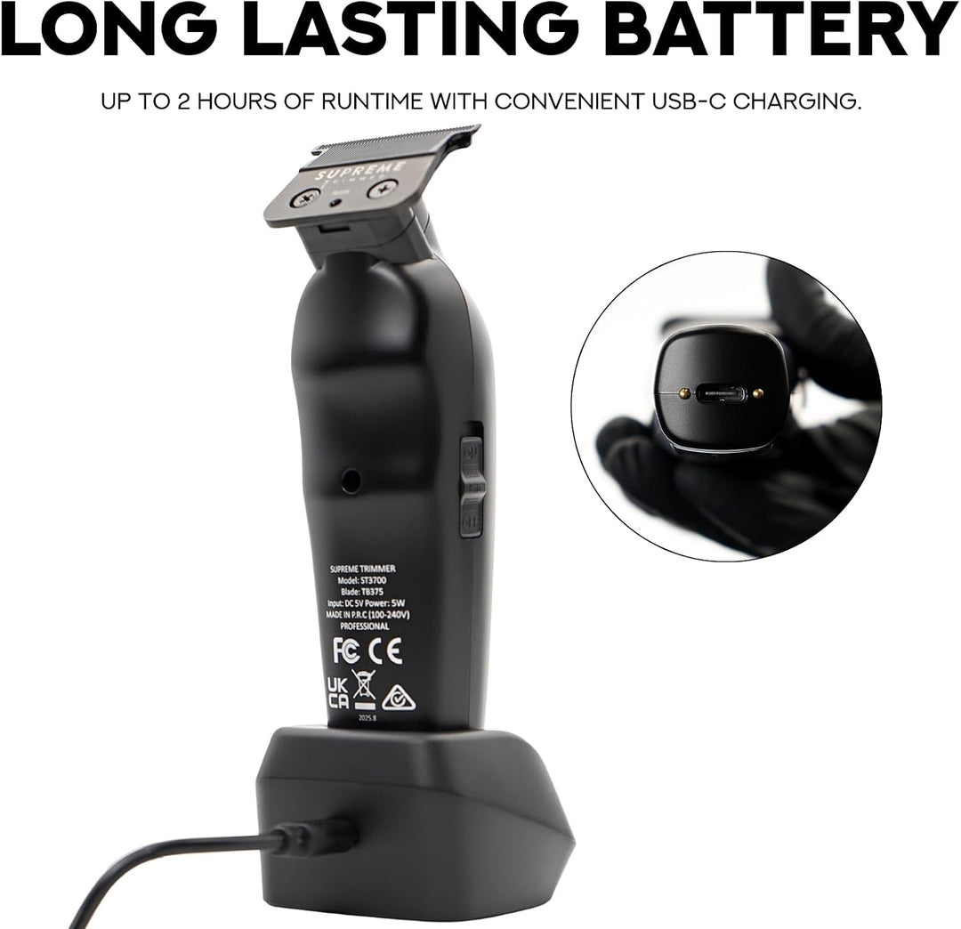 Supreme Trimmer Vader Lite ST3700 - Recortadora de barbero profesio...
