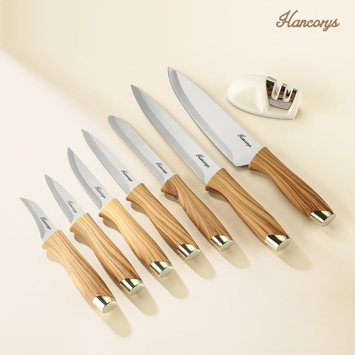 Juego de cuchillos, juego de cuchillos de cocina de 15 piezas con