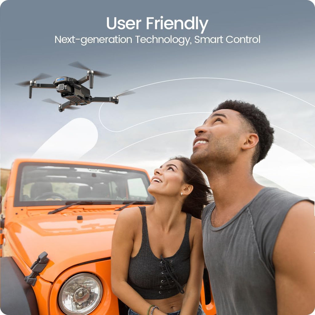Holy Stone Drone GPS con cámara 4K UHD para adultos principiantes; HS360S 249g Quadcopter RC FPV plegable con rango de control de 10000 pies, motor sin escobillas, sígueme, regreso inteligente a casa