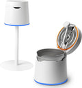 Carepod One Plus con soporte, humidificador de acero inoxidable para habitación grande con luz de estado de ánimo, silencioso y seguro para el bebé, solo 3 piezas lavables, humidificadores