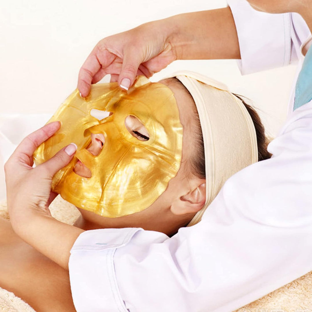 Adofect Paquete de 15 mascarillas faciales de colágeno de cristal d...