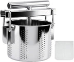 SQUEEZE master Exprimidor manual de verduras y prensa de queso, prensa de alimentos para relleno de albóndigas, espinacas, tofu, hierbas y jugo de frutas, 0.5 galones