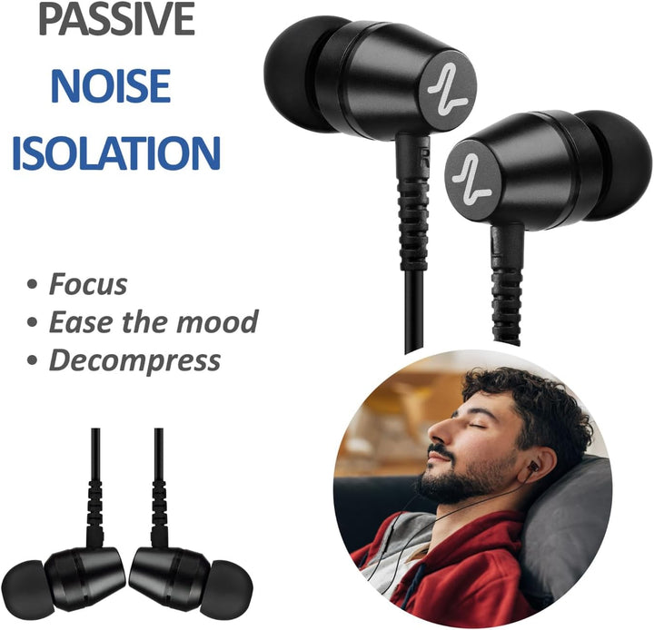 LUDOS OMNITONE Auriculares con cable in-ear, 5 años de garantía, au...
