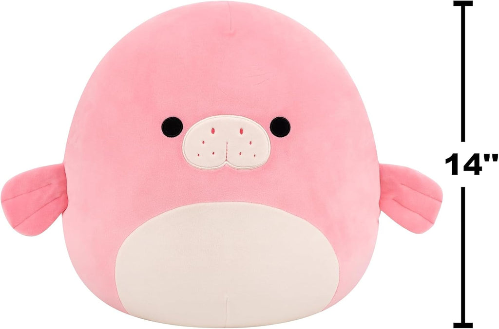 Squishmallows - Peluche original de Morlai el coral de 14 pulgadas, peluche oficial de Jazwares (grande)