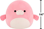 Squishmallows - Peluche original de Morlai el coral de 14 pulgadas, peluche oficial de Jazwares (grande)