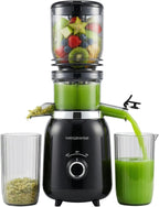 MEGAWISE Juicer frío de la prensa, 800W lento que mastican el Juicer para