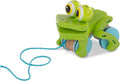 Melissa & Doug First Play - Juguete de madera Rana traviesa para jalar