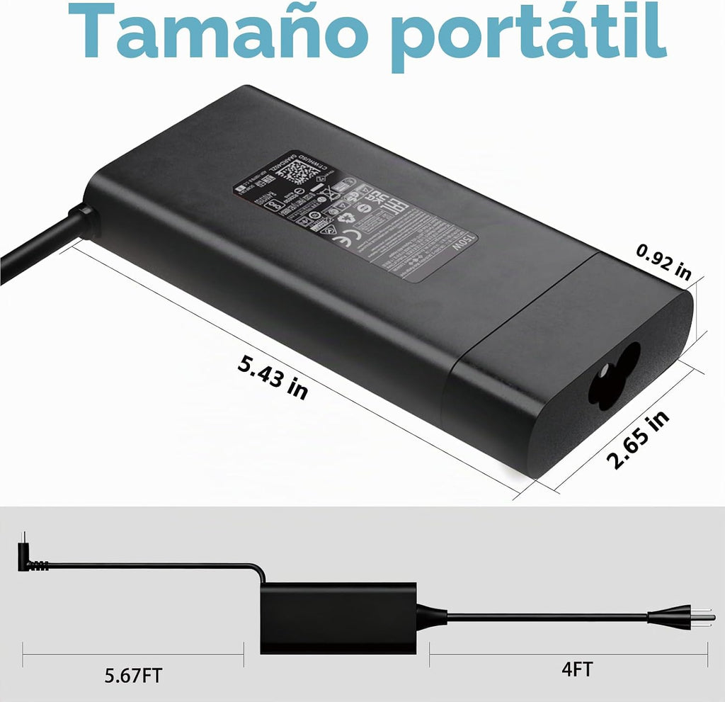 150W Charger compatible con HP ZBook OMEN Victus Pavilion Gaming Laptop