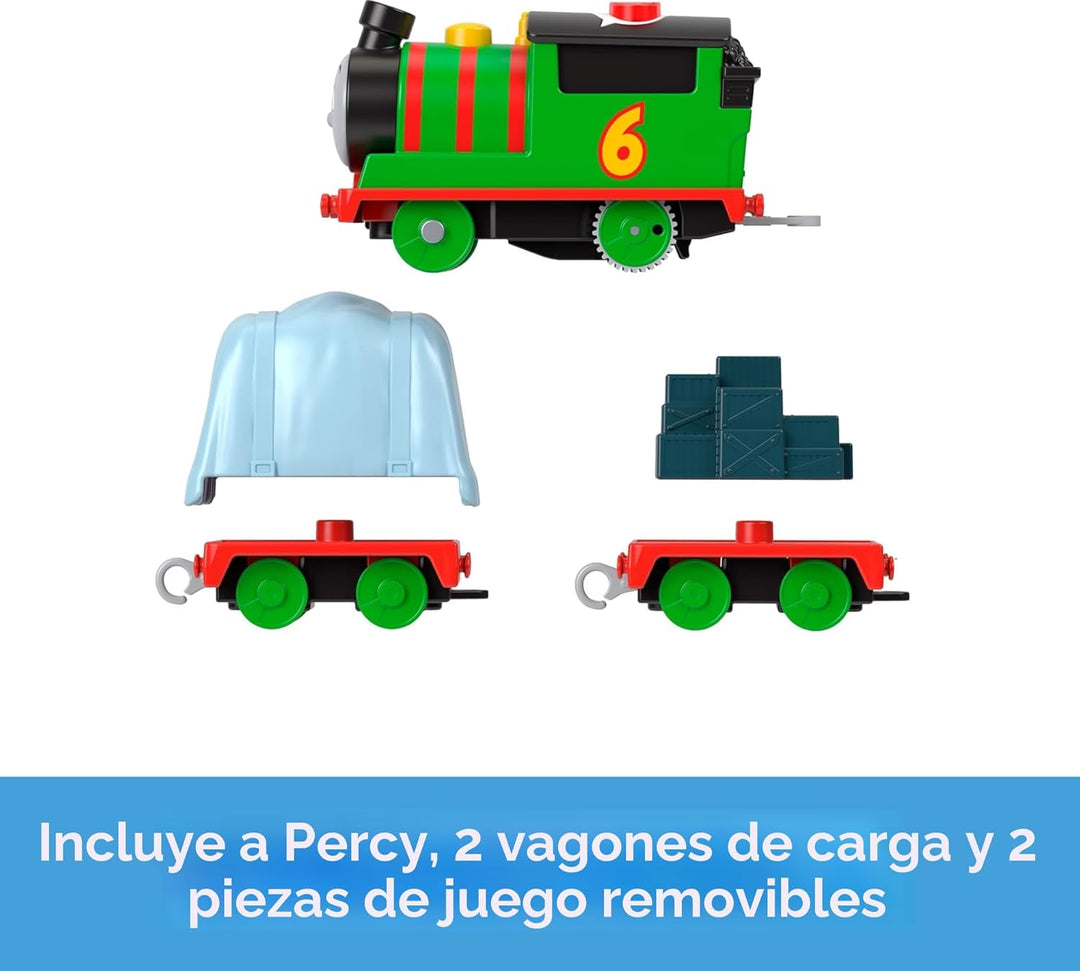 Thomas &amp; Friends Tren de Juguete Motorizado Talking Percy Locom...