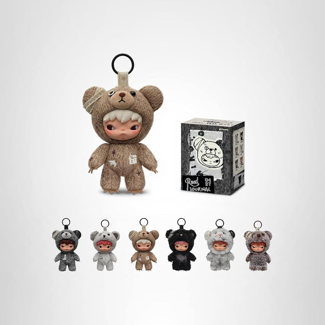 POP MART Hirono Road Journal Series - Muñeco de peluche con colgant...