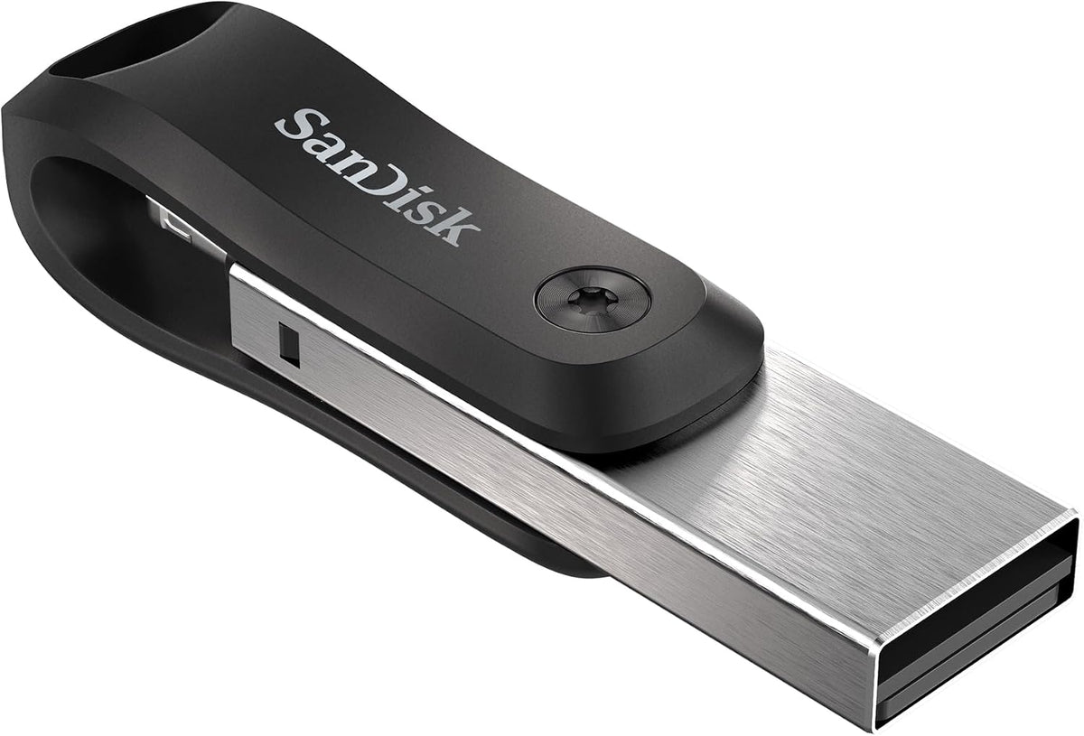 SanDisk Unidad flash iXpand Go de 256 GB - Para tu iPhone 14 o ante...