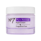 No7 Pure Retinol - Crema de noche antienvejecimiento con péptidos d...