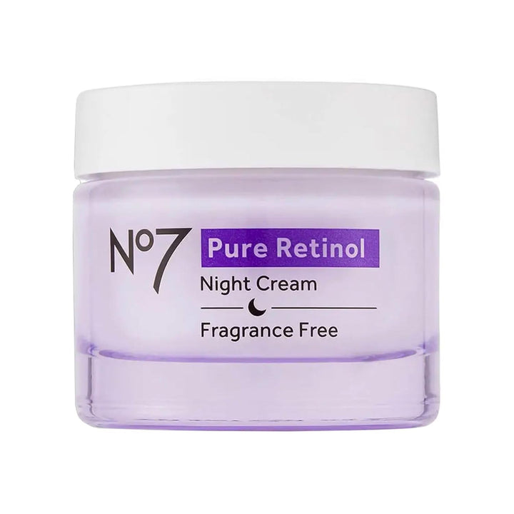 No7 Pure Retinol - Crema de noche antienvejecimiento con péptidos d...