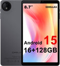 Crelander Tablet Android 15 de 8.7 pulgadas, tableta Android de 16...