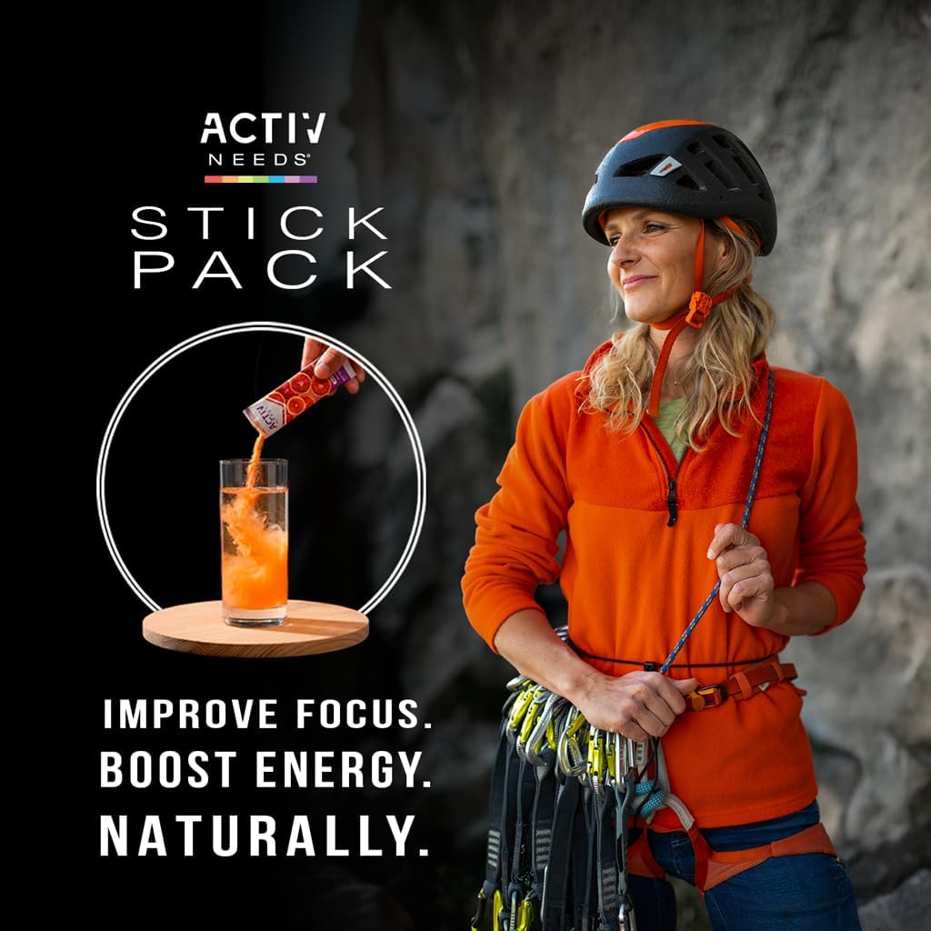 ActivNeeds Stick Packs de NeuroNeeds \u2013 Polvo de energía mitoco...