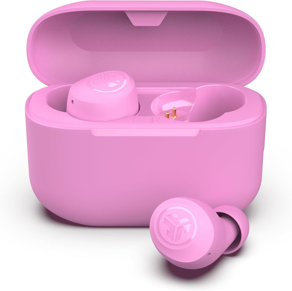 JLab Go Air Pop+ Auriculares True Wireless, Auriculares Intraaurales, Mate, Rosa