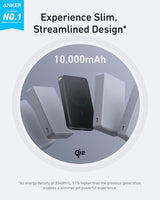 Anker MagGo Power Bank, batería magnética ultradelgada de 10,000 mA...