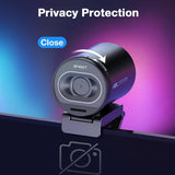 EMEET Cámara web S600 4K con trípode para transmisión, sensor Sony...