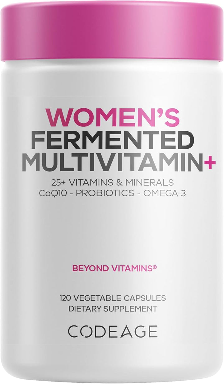 Codeage Multivitamínico diario para mujeres, más de 25 vitaminas y...