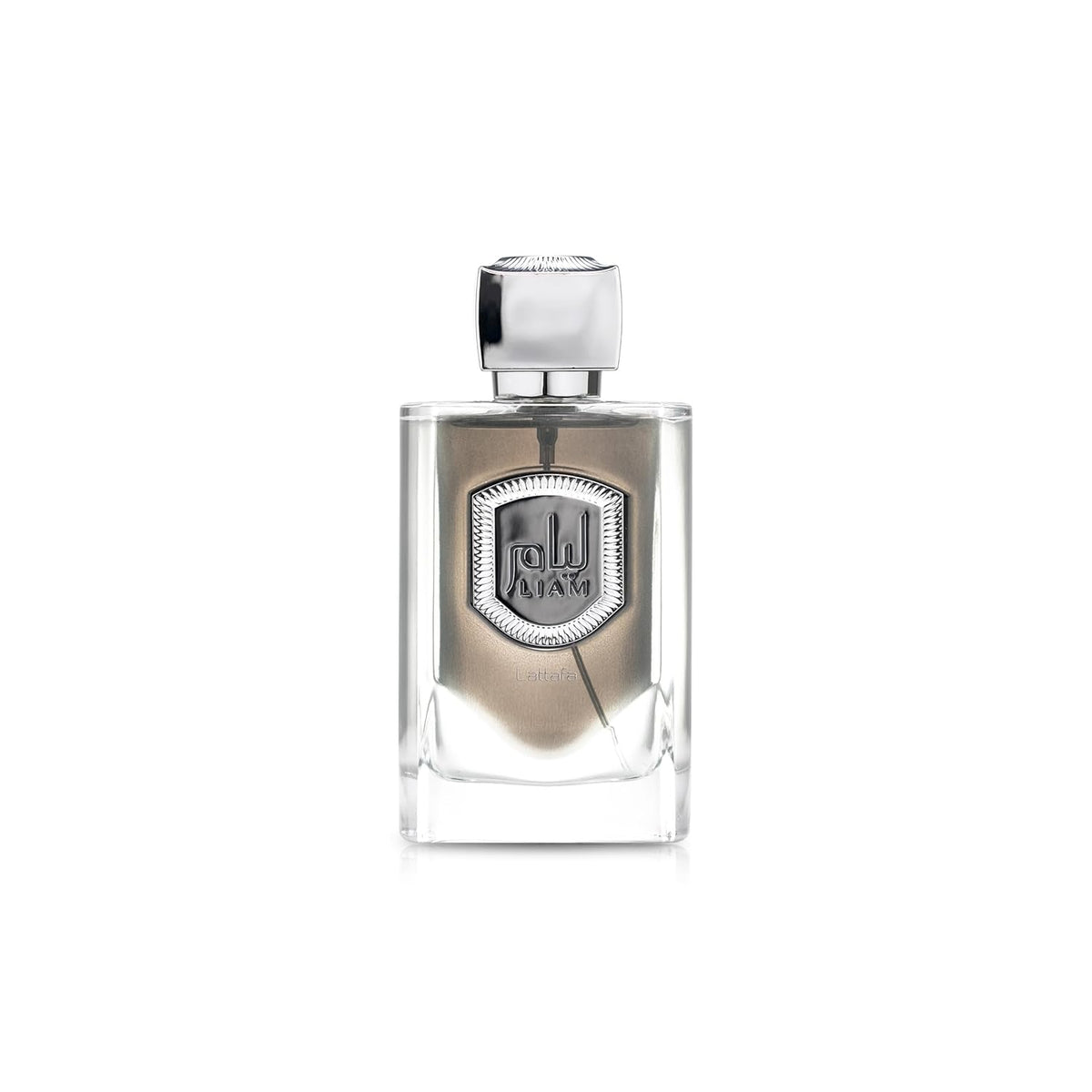 Lattafa Liam Grey Eau de Parfum Spray para Unisex, 3.4 onzas