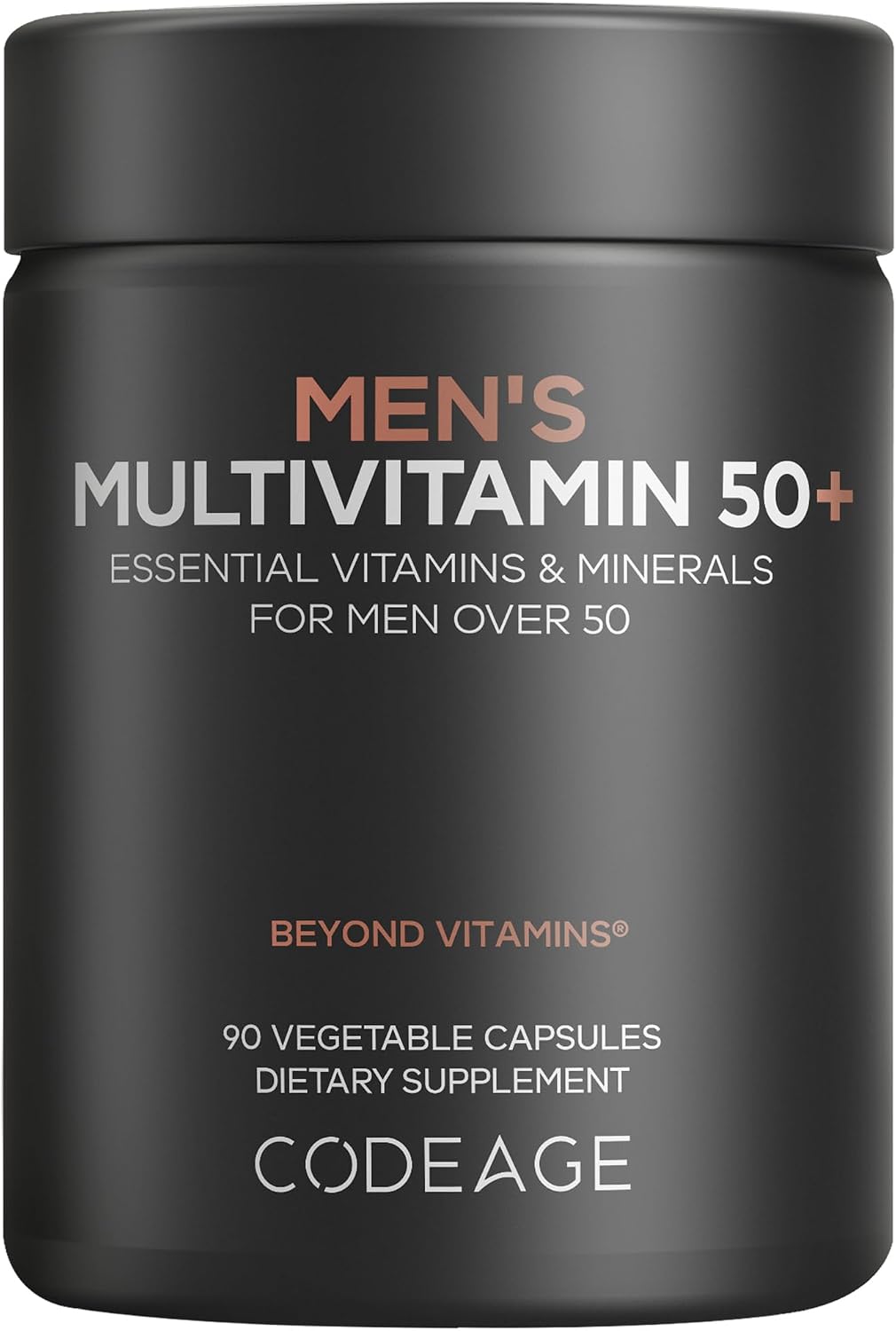 Codeage Suplemento multivitamínico 50+ para hombre, vitaminas esenc...