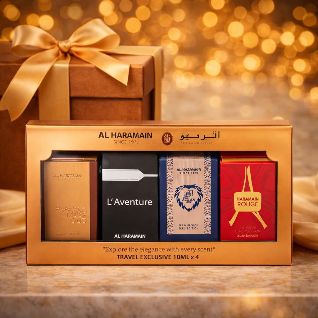 Al Haramain Set de Descubrimiento de Fragancias para Hombre y Mujer...