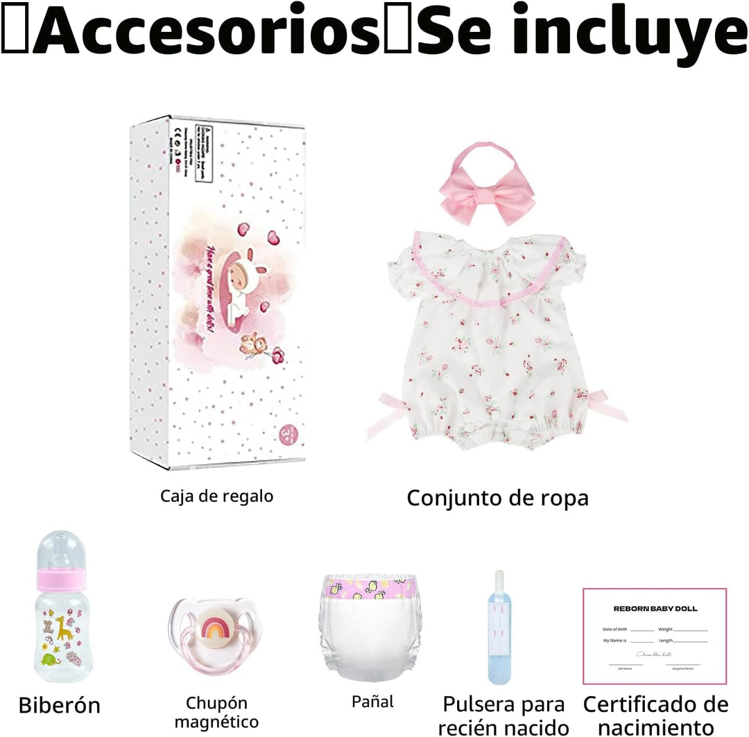 WOOROY Muñecas de bebé Reborn \u2013 Muñeca realista realista de 20...