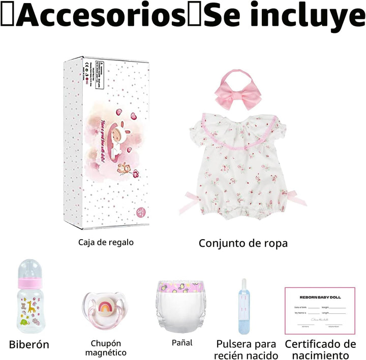WOOROY Muñecas de bebé Reborn \u2013 Muñeca realista realista de 20...