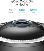 eufy Security Cámara 4G LTE S330, cámaras de seguridad solar celular 4K