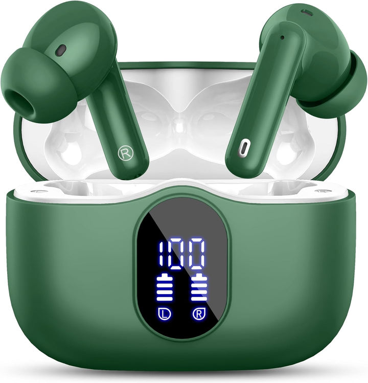 Auriculares inalámbricos Bluetooth con micrófono con cancelación de...