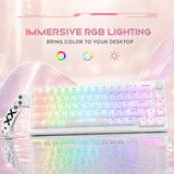 Gaozen Teclado mecánico para juegos FURYCUBE 68% con retroiluminaci...