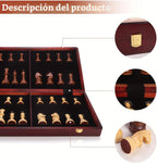 Juego de ajedrez de madera extra grande de 20" para adultos 4.5" King