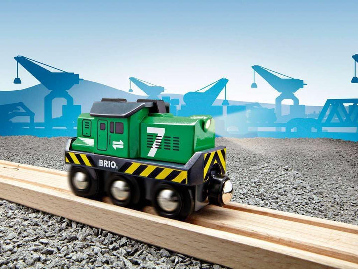 Locomotora BRIO de carga a batería