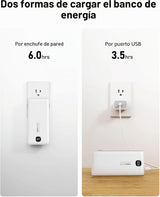 VEEKTOMX Cargador portátil con cables integrados de 10000 mAh, banc...
