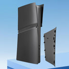 Placas de cubierta para PS5 Pro Digital Edition, accesorios de placas frontales mate compatibles con consola PlayStation 5 Pro, carcasa lateral de repuesto ABS (negro)