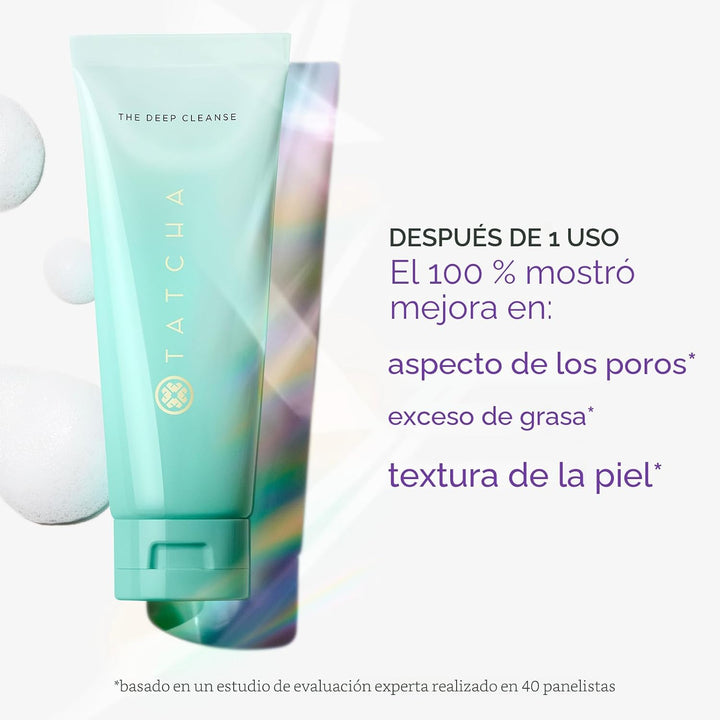 TATCHA La Limpieza Profunda | Limpiador exfoliante profundo y suave...